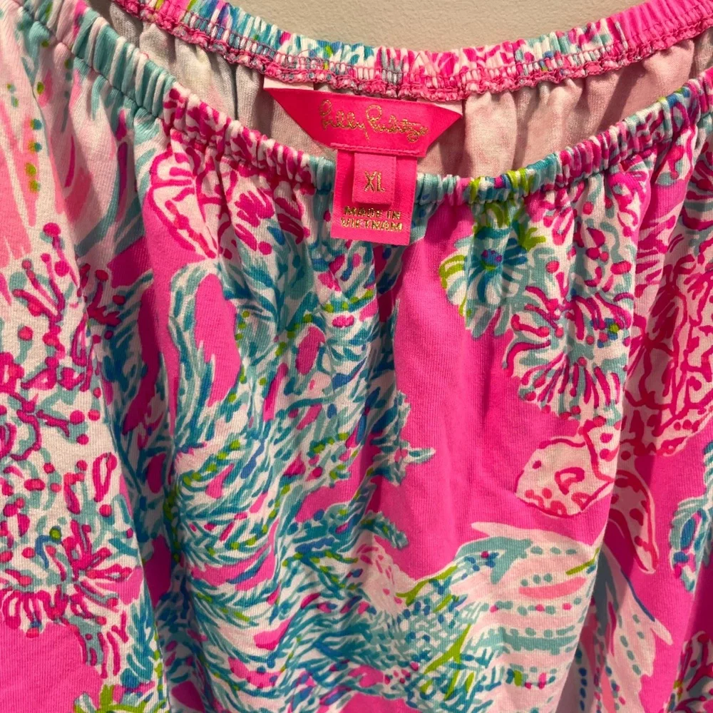 Lily Pulitzer Blouse Size xl - Picture 3 of 4